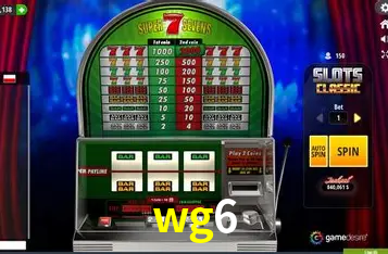 wg6: A Experiência de Casino com Jogos de Mesa ao Vivo